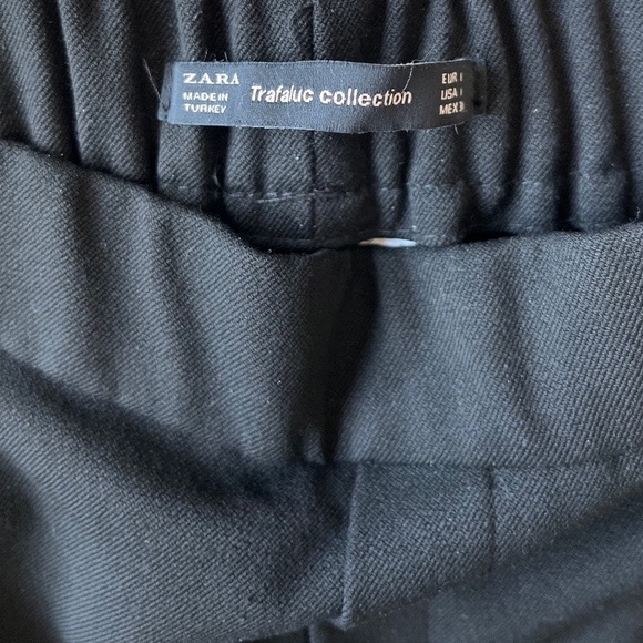 Zara Trousers w Elastic Waist, Side Stripes, & Pockets - Picture 14 of 14